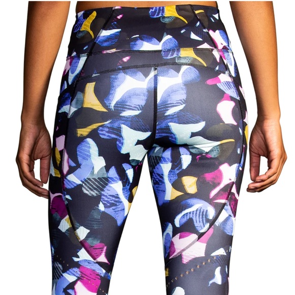Brooks Method 3/4 Tight in Black Fast Floral Print L - Picture 2 of 9
